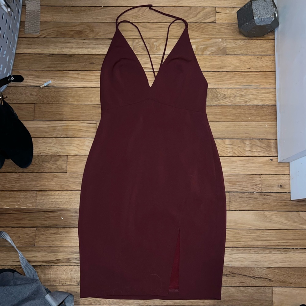 ASTR Cocktail Dress with Slit